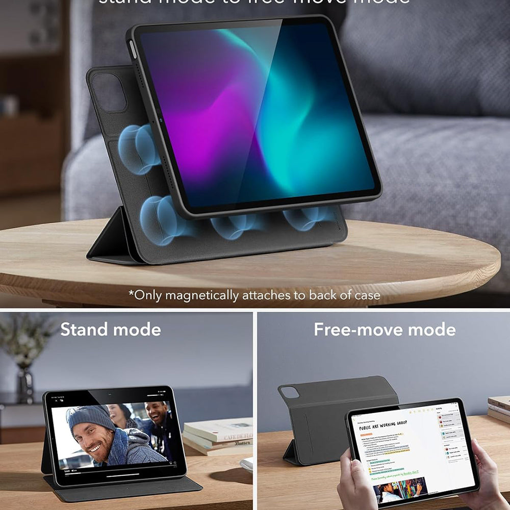 Deksel for Apple iPad Air 11 (2026) / iPad Air 11 (2025) / Air 11 (2024) / Air (2022) / Air (2020), ESR, Rebound Hybrid, Grå