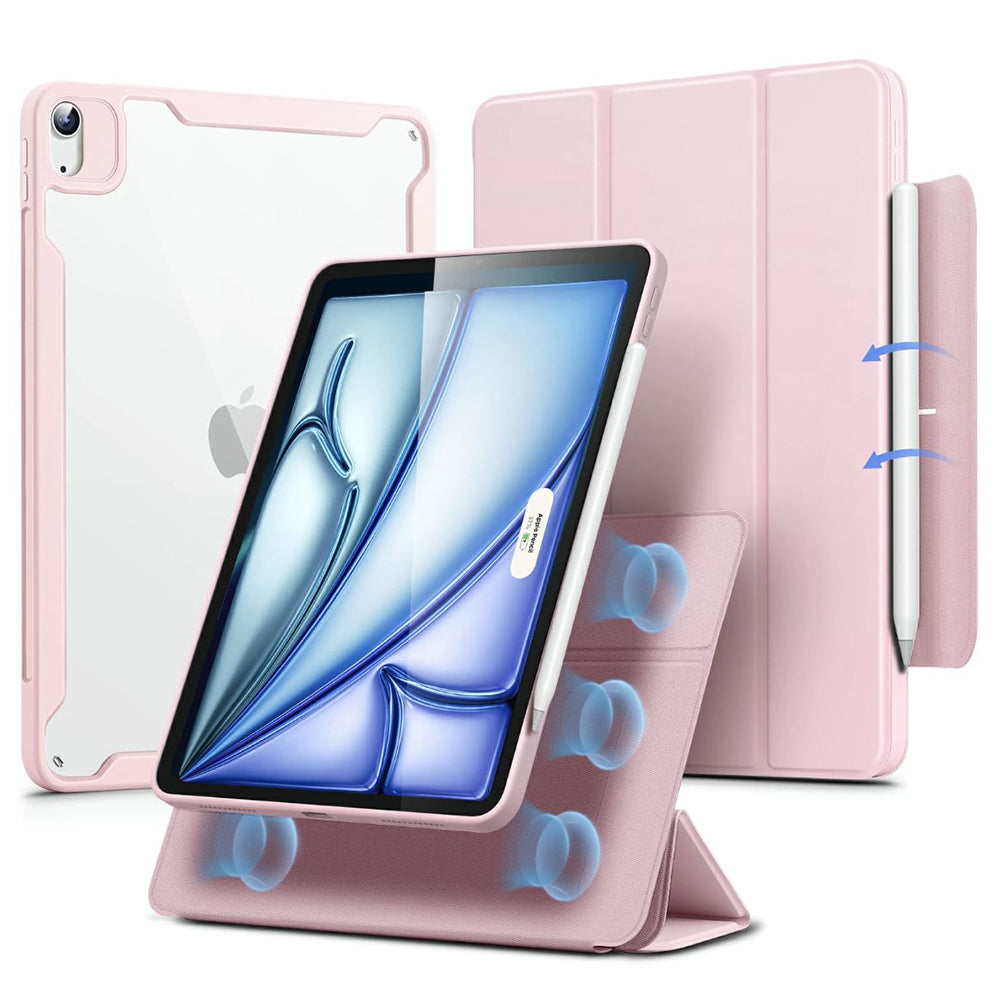 Deksel for Apple iPad Air 11 (2026) / iPad Air 11 (2025) / Air 11 (2024) / Air (2022) / Air (2020), ESR, Rebound Hybrid, Rosa