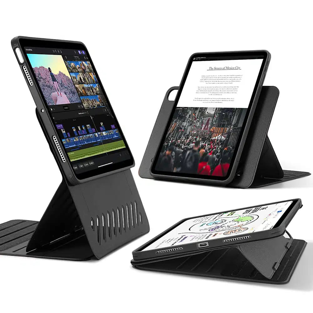 Deksel for Apple iPad Air 11 (2025) / Air 11 (2024) / Air (2022) / Air (2020), ESR, Shift, Svart