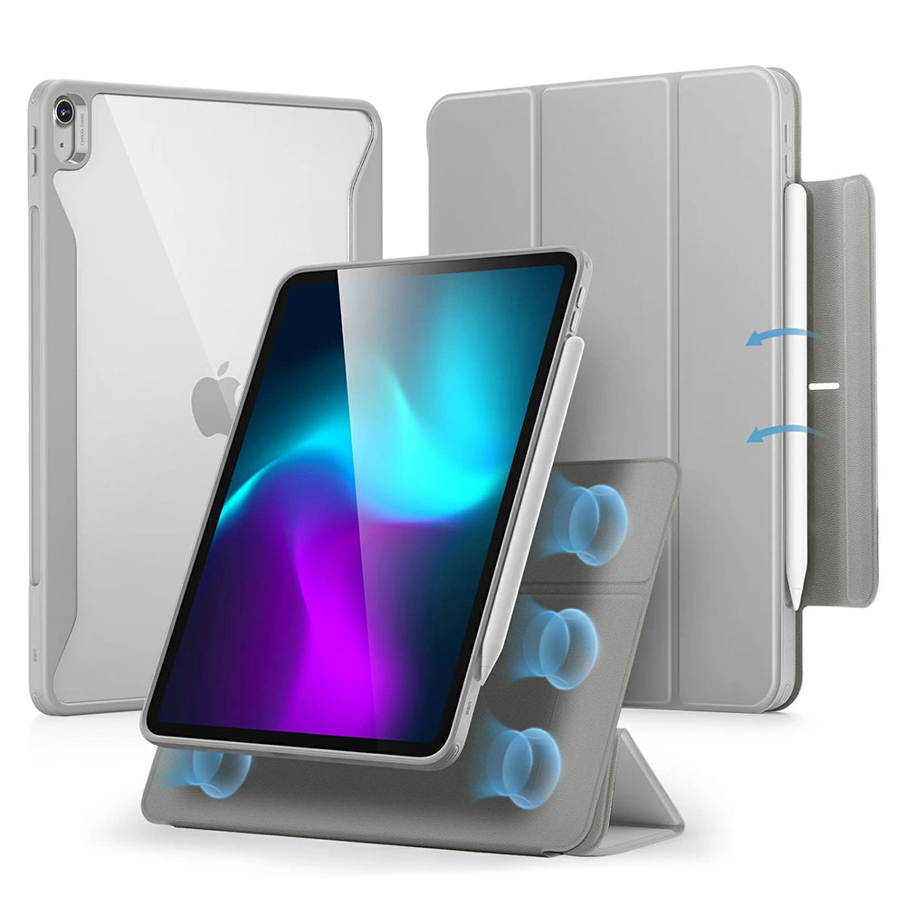 Deksel for Apple iPad Air 13 (2026) / Air 13 (2025) / Air 13 (2024), ESR, Rebound Hybrid, Grå