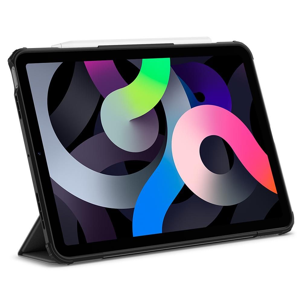 Deksel for Apple iPad Air (2022) / Air (2020), Spigen, Ultra Hybrid Pro, Svart