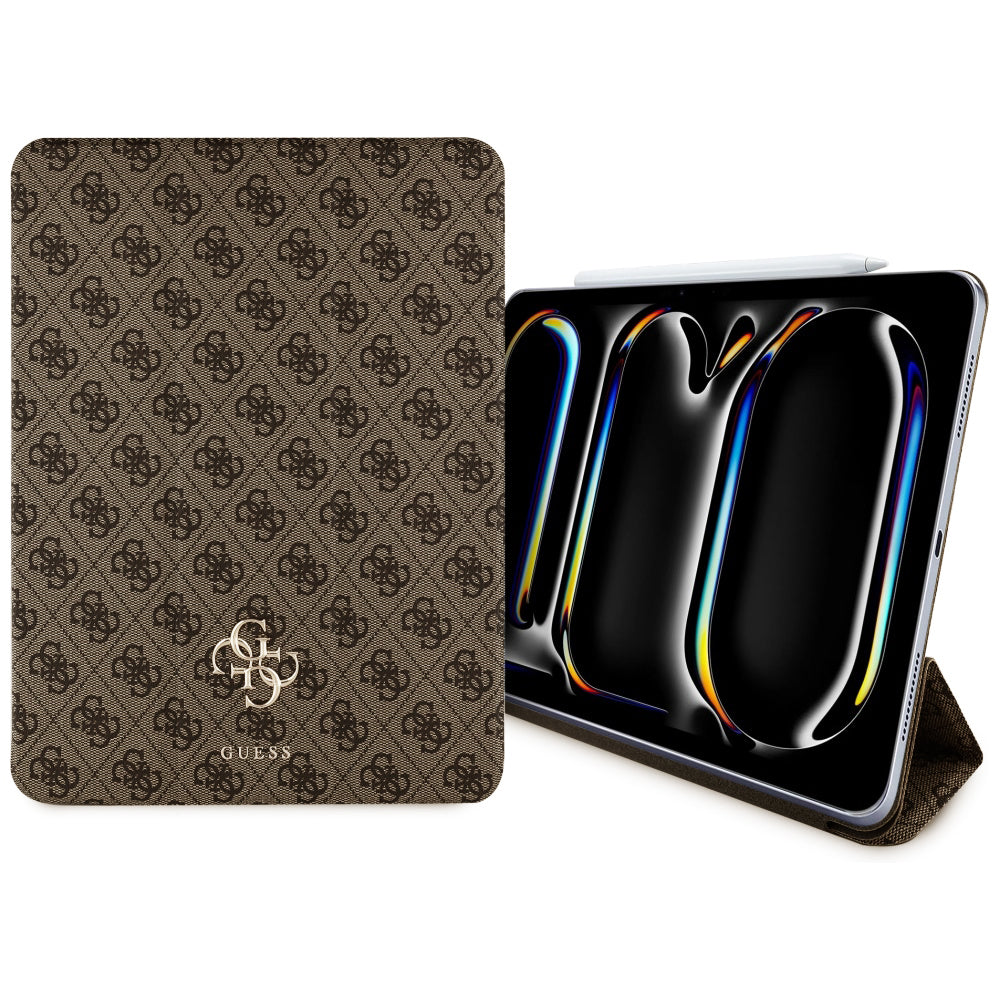 Deksel for Apple iPad Pro 11 (2024), Guess, 4G Big Logo, Brun