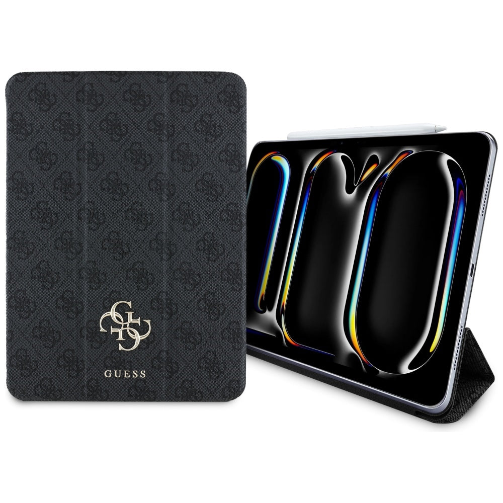 Deksel for Apple iPad Pro 11 (2024), Guess, 4G Big Logo, Svart