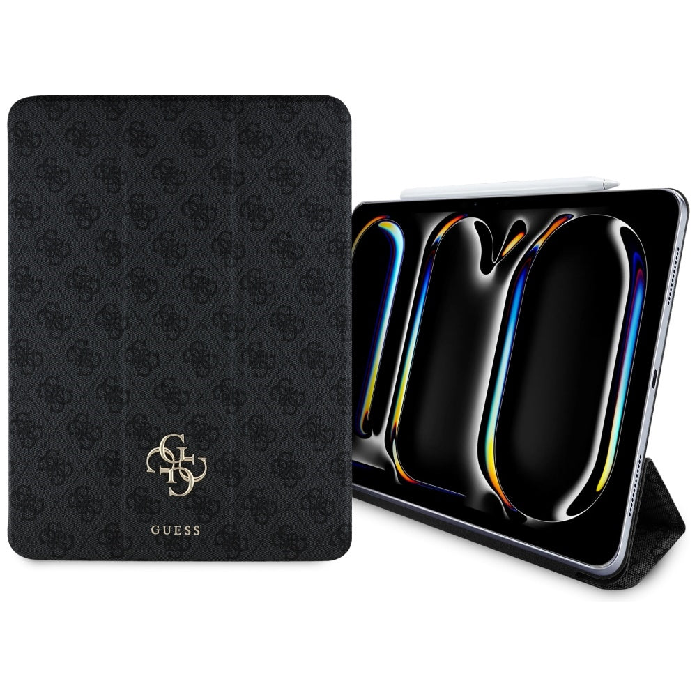 Deksel for Apple iPad Pro 13 (2024), Guess, 4G Big Logo, Svart