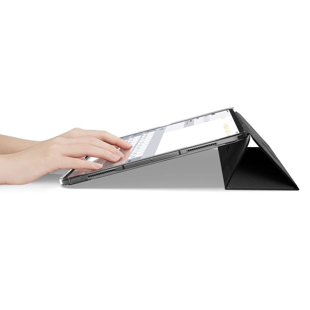 Deksel for Apple iPad Pro 13 (2024), Spigen, Liquid Air Folio, Svart ACS09439