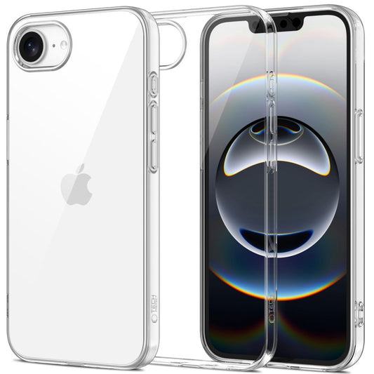 Deksel for Apple iPhone 16e, Tech-Protect, Flexair, Gjennomsiktig