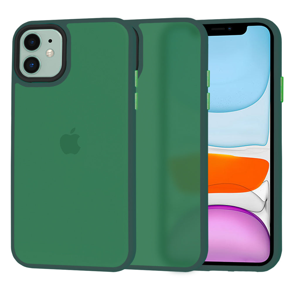 Deksel for Apple iPhone 11, Techsuit, HaloFrost, Grønn