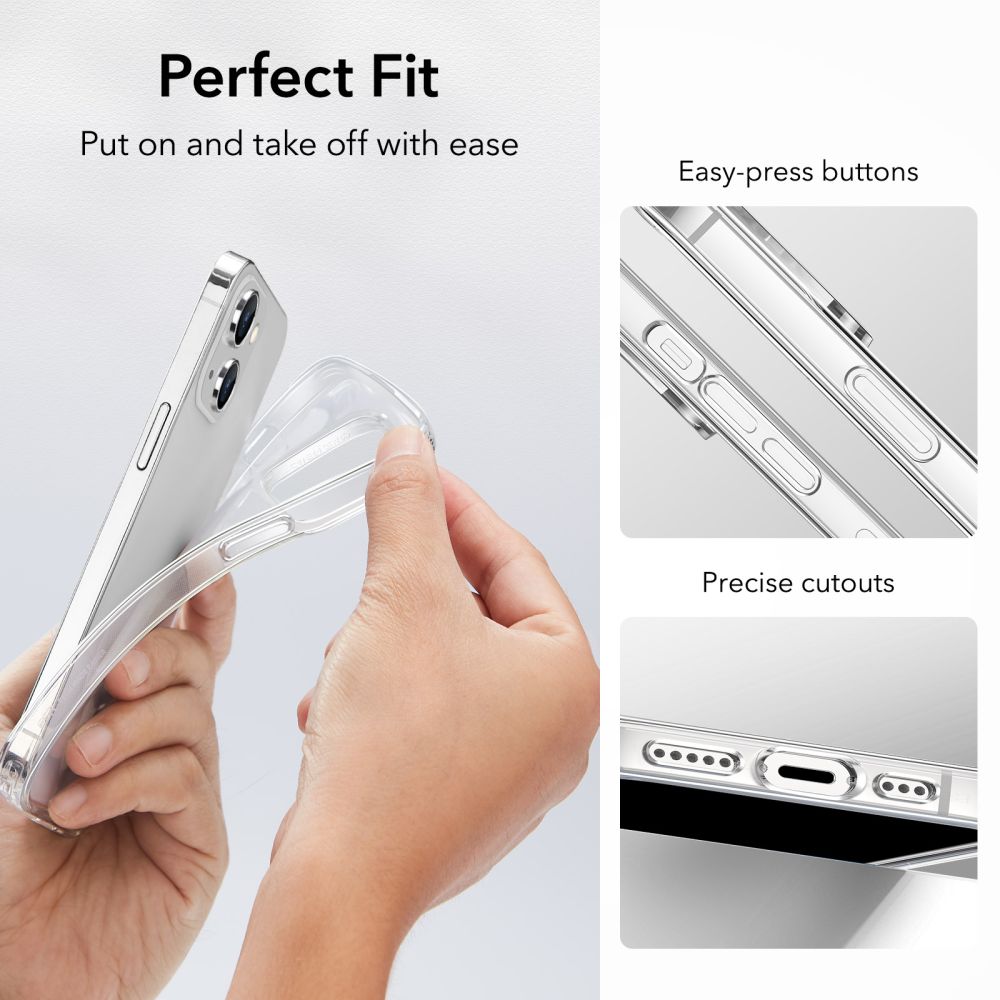 Deksel for Apple iPhone 14 / 13, ESR, Project Zero, Gjennomsiktig
