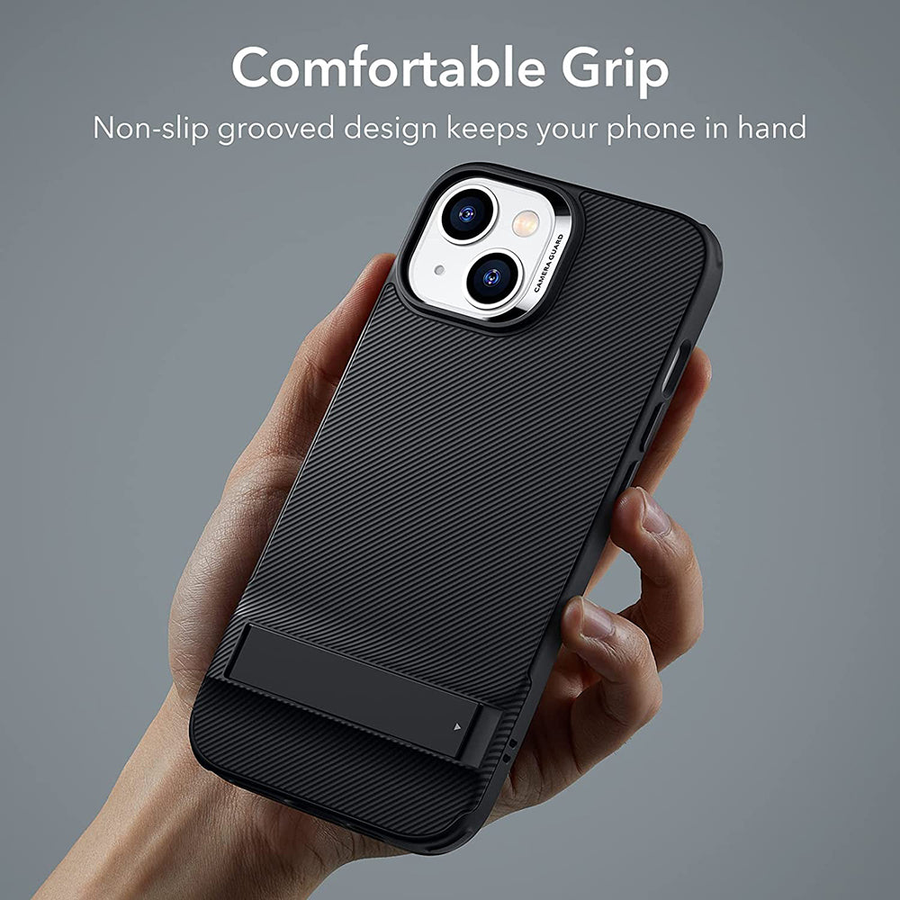 Deksel for Apple iPhone 14 Plus, ESR, Air Shield Boost Kickstand, Svart