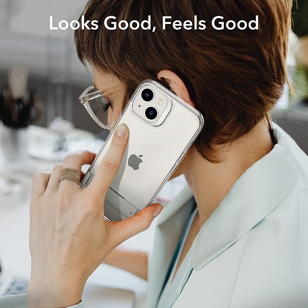 Deksel for Apple iPhone 14 Plus, ESR, Air Shield Boost Kickstand, Gjennomsiktig