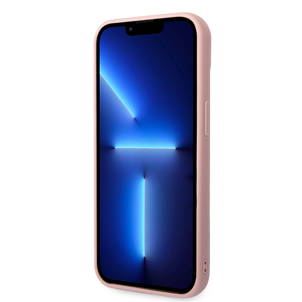 Deksel for Apple iPhone 14 Plus, Karl Lagerfeld, 3D Monogram, Rosa