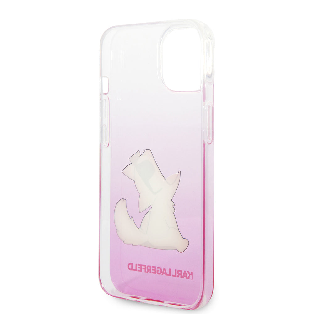 Deksel for Apple iPhone 14 Plus, Karl Lagerfeld, Choupette Fun, Rosa