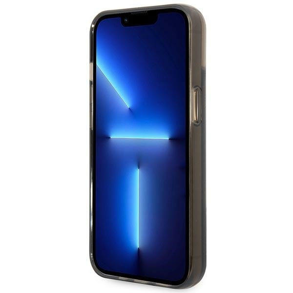 Deksel for Apple iPhone 14 Plus, Karl Lagerfeld, Liquid Glitter KL Logo, Svart
