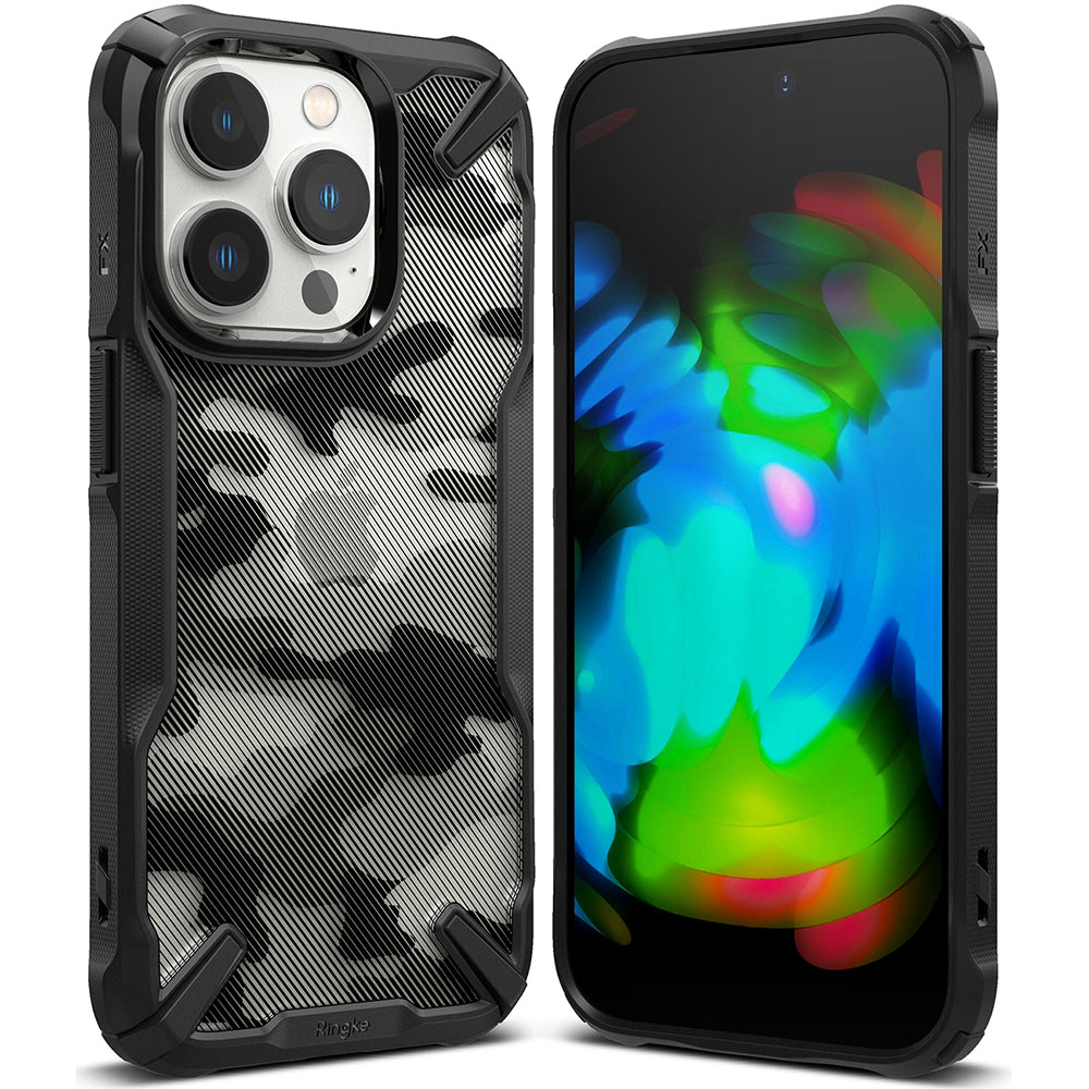 Deksel for Apple iPhone 14 Pro, Ringke, Fusion X Design, Camouflage