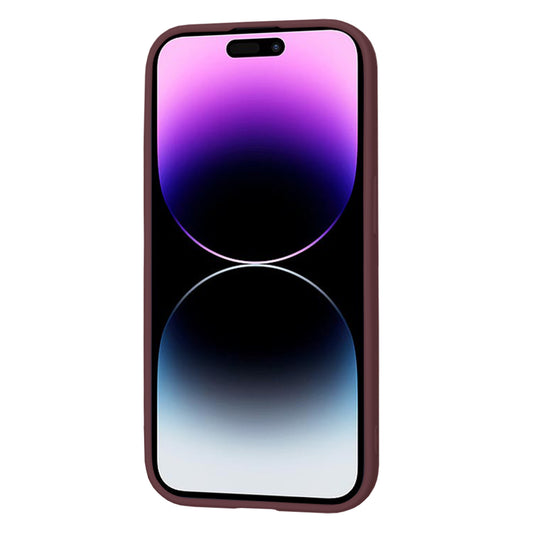 Deksel for Apple iPhone 14 Pro, Techsuit, SoftFlex, Kirsebærrød