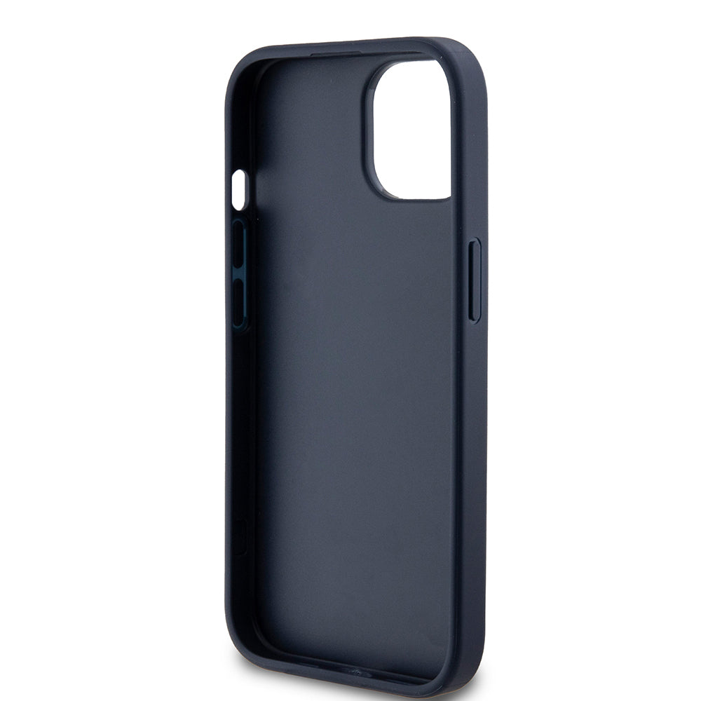 Deksel for Apple iPhone 15, Guess, 4G Triangle Logo, Blå