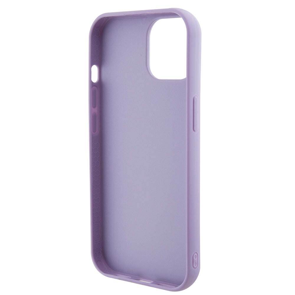 Deksel for Apple iPhone 15, Guess, Sequin Script Metal, Lilla