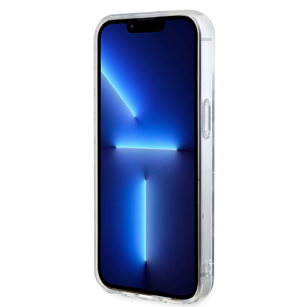 Deksel for Apple iPhone 15, Karl Lagerfeld, Monogram Choupette, Gjennomsiktig