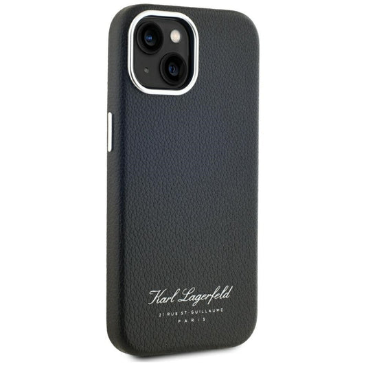 Deksel for Apple iPhone 15, Karl Lagerfeld, RSG, Svart