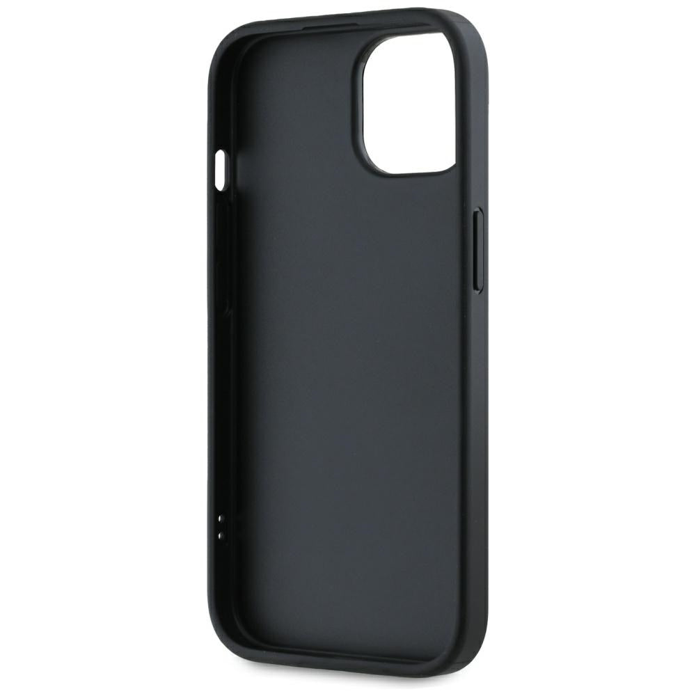 Deksel for Apple iPhone 15, Karl Lagerfeld, Saffiano Athleisure Stripes with Strap, Rosie