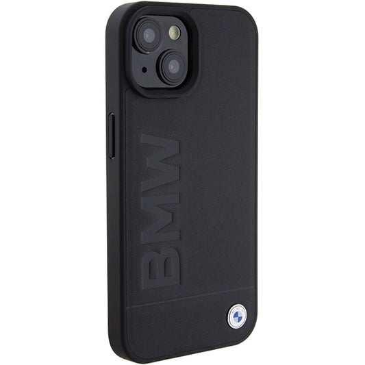 Deksel for Apple iPhone 15 Plus, BMW, Natural Hot Stamp, Svart