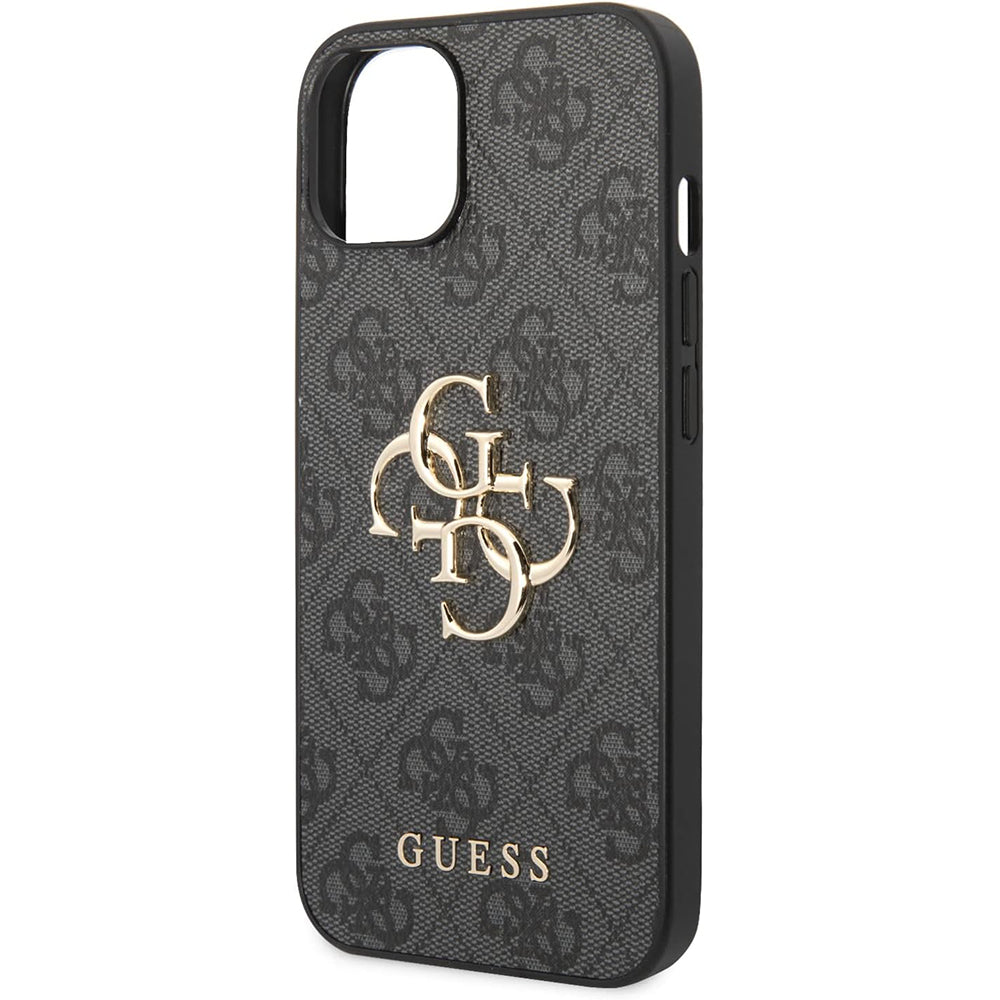 Deksel for Apple iPhone 15 Plus, Guess, 4G Big Logo, Grå