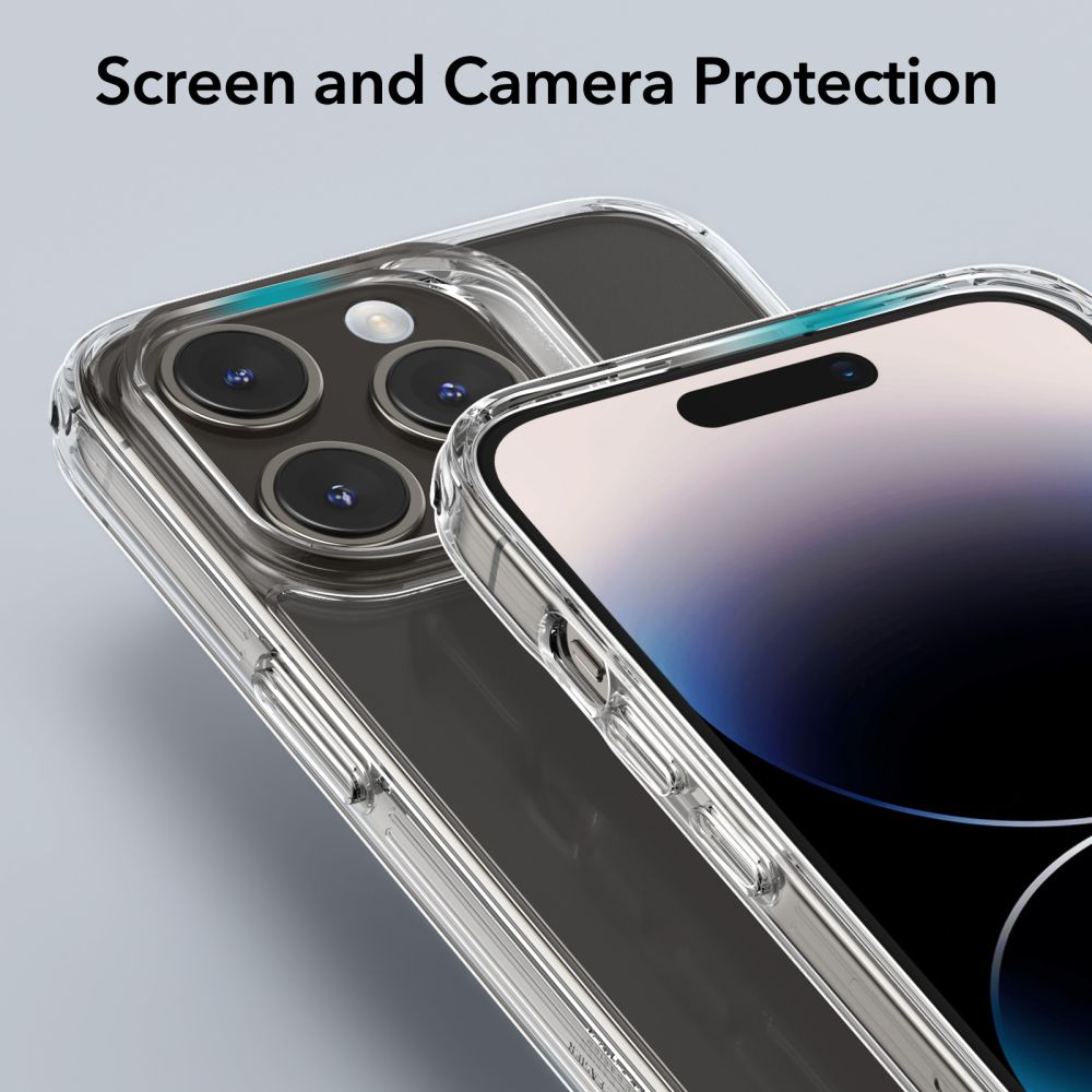Deksel for Apple iPhone 15 Pro, ESR, Ice Shield, Gjennomsiktig