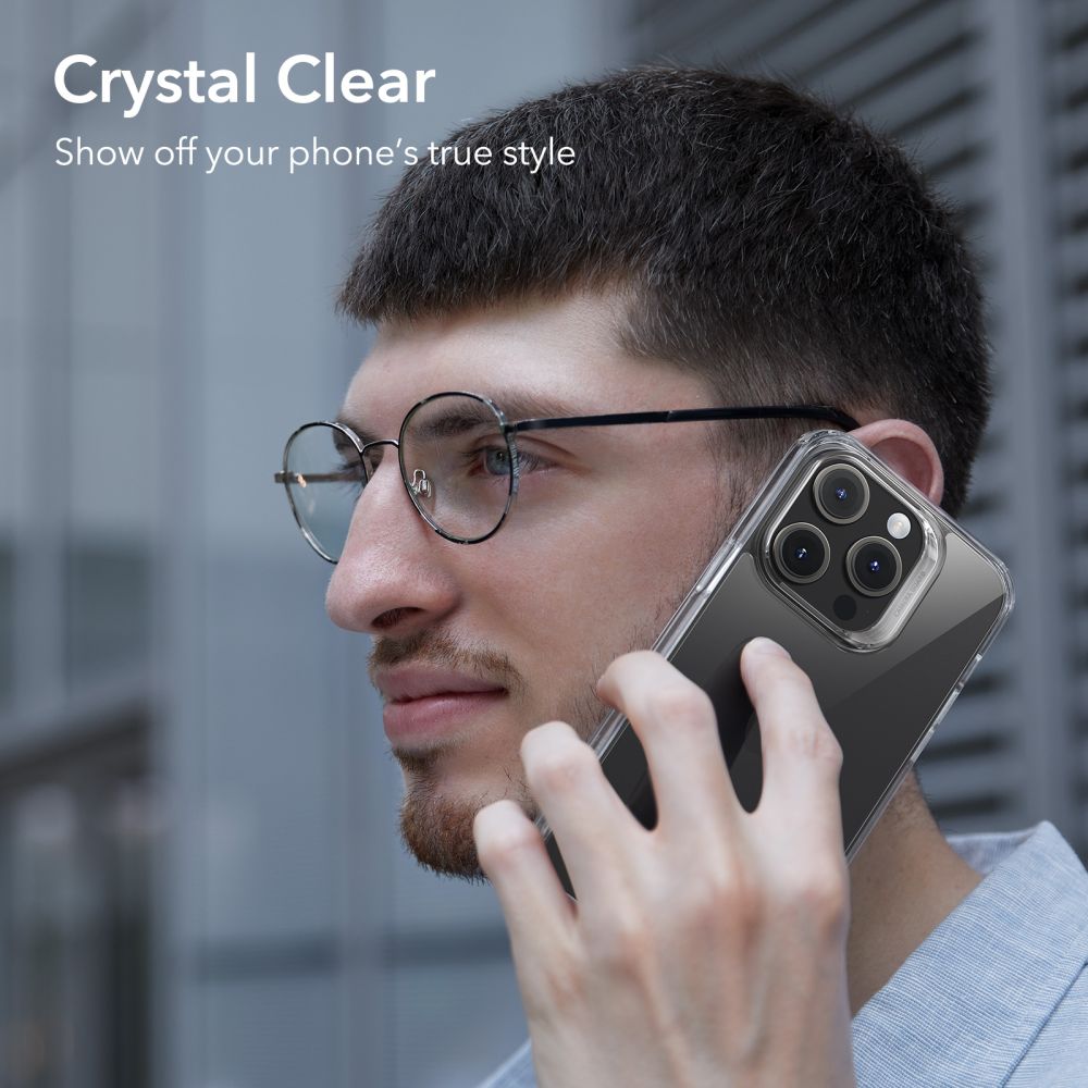 Deksel for Apple iPhone 15 Pro, ESR, Ice Shield, Gjennomsiktig