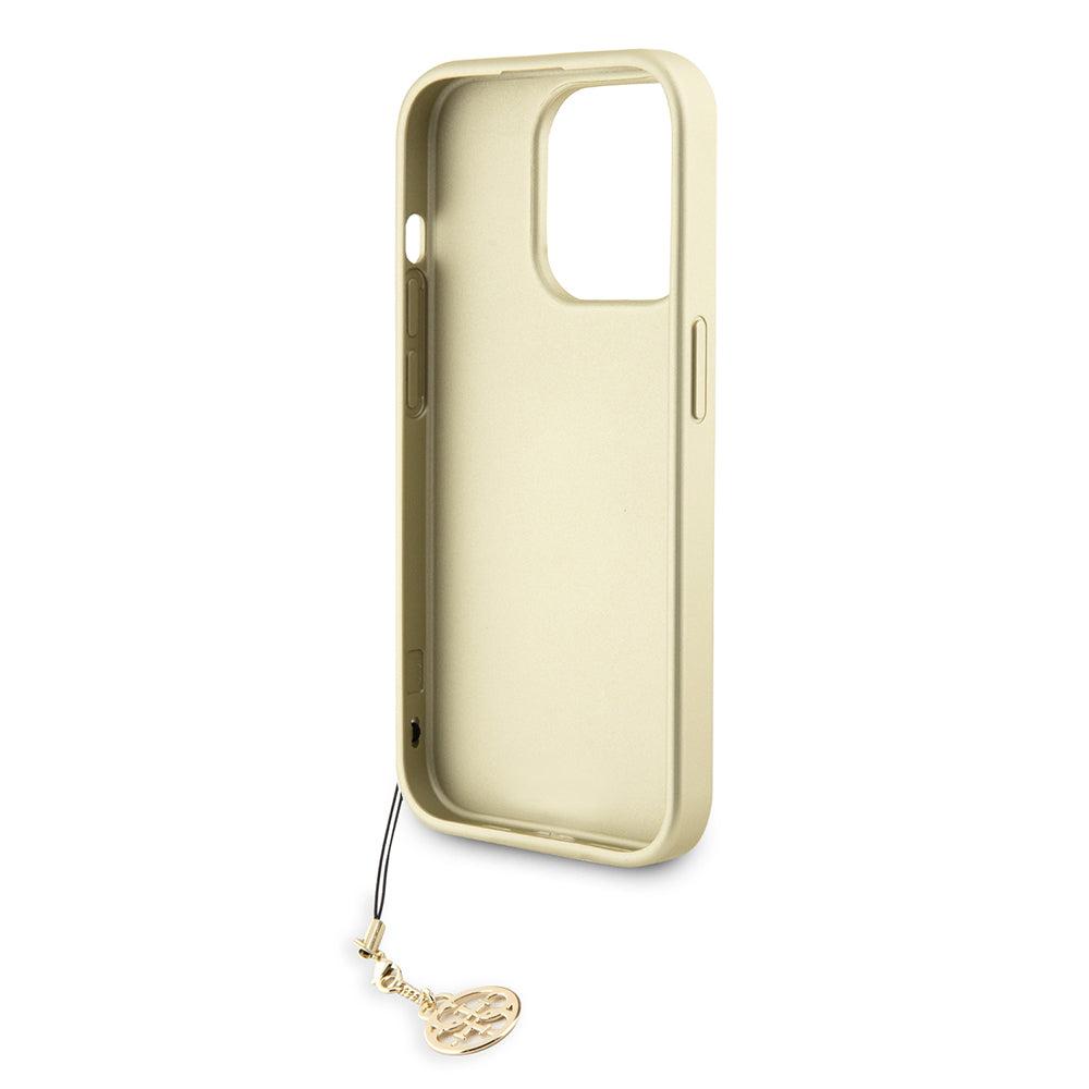 Deksel for Apple iPhone 15 Pro, Guess, 4G Charm, Grå