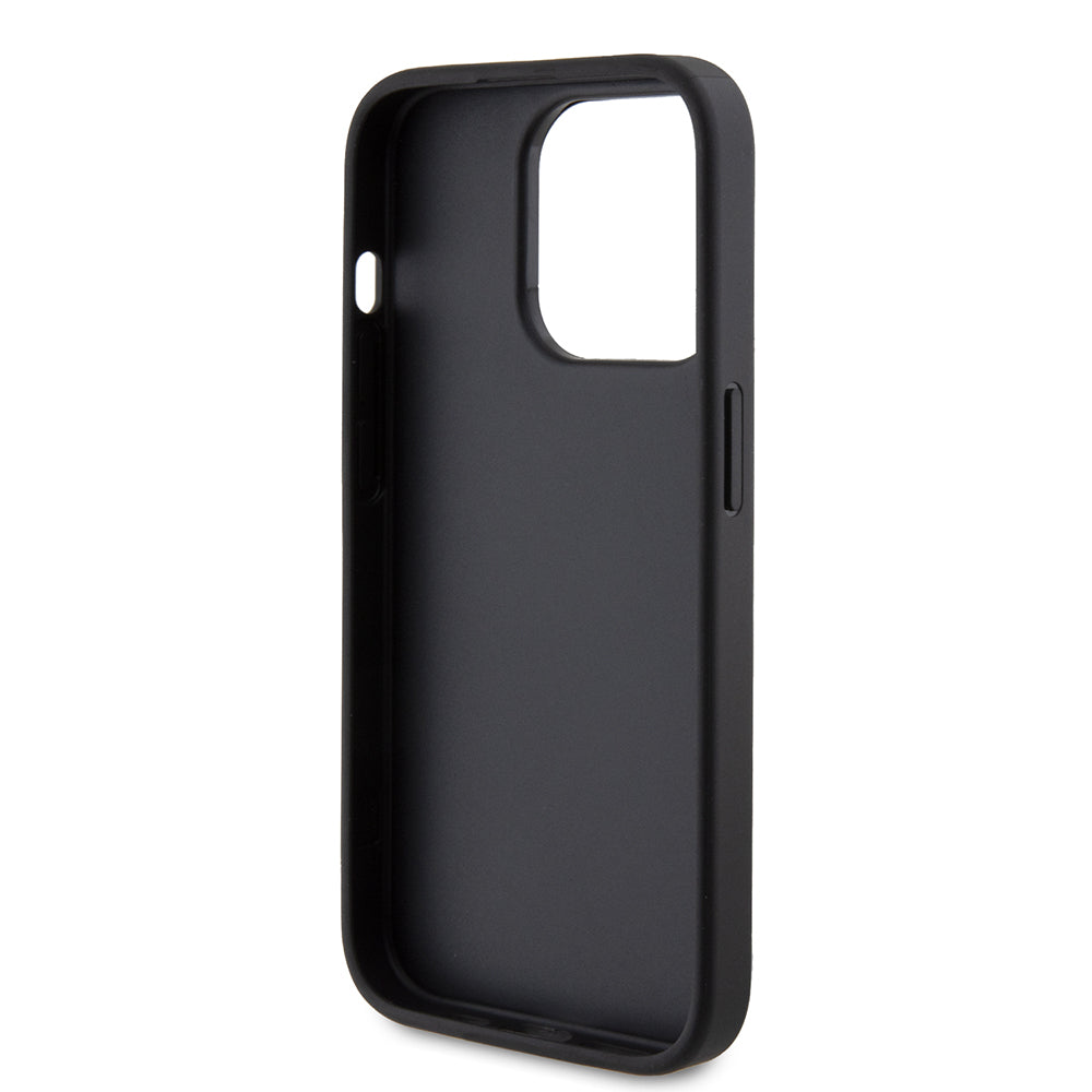 Deksel for Apple iPhone 15 Pro, Guess, 4G Metal Gold Logo, Grå