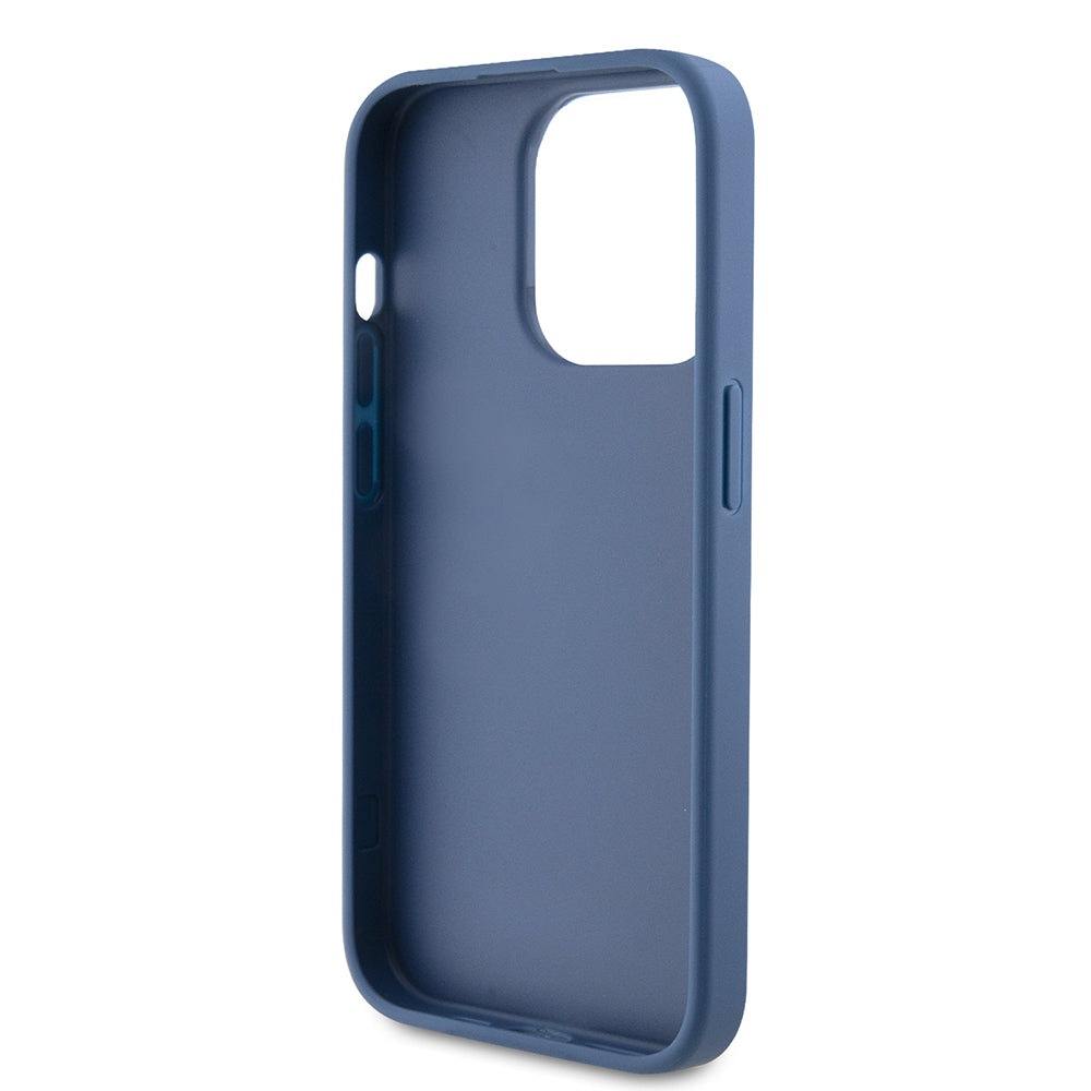 Deksel for Apple iPhone 15 Pro, Guess, 4G Stripe, Blå