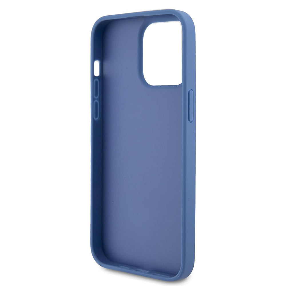 Deksel for Apple iPhone 15 Pro, Guess, Crossbody 4G Metal Logo, Blå
