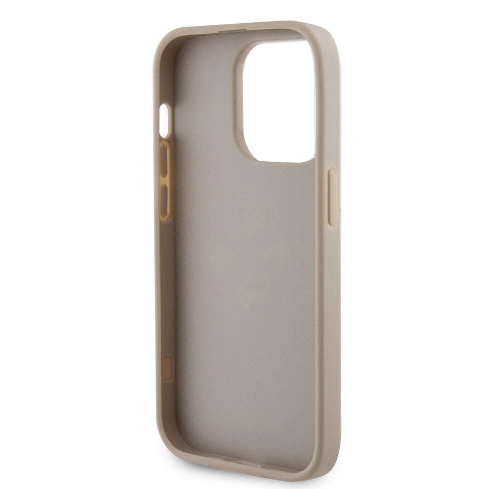 Deksel for Apple iPhone 15 Pro, Guess, Perforated 4G, Gull