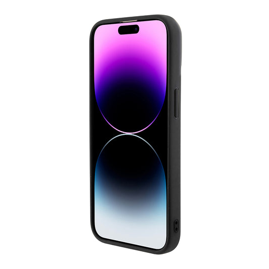 Deksel for Apple iPhone 15 Pro, Guess, PU Square Mirror Script Logo, Svart GUHCP15LPMSDGSK