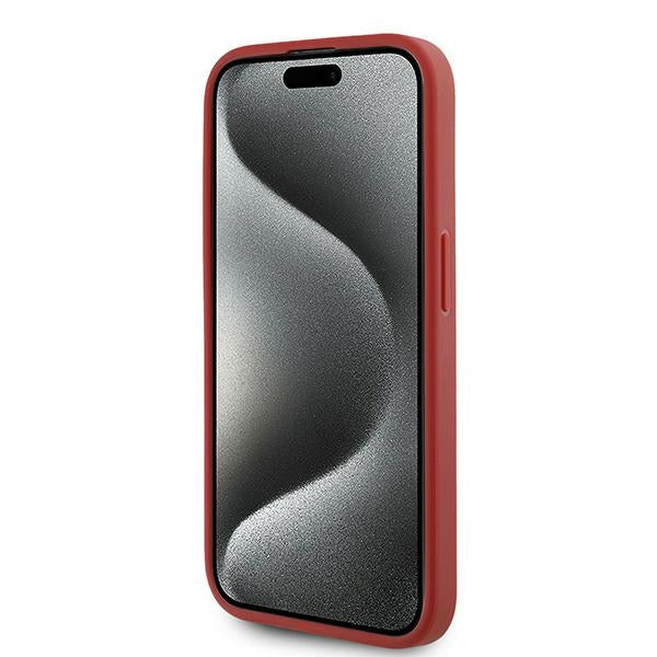 Deksel for Apple iPhone 15 Pro, Karl Lagerfeld, Diagonal Quilted Script, Rosie