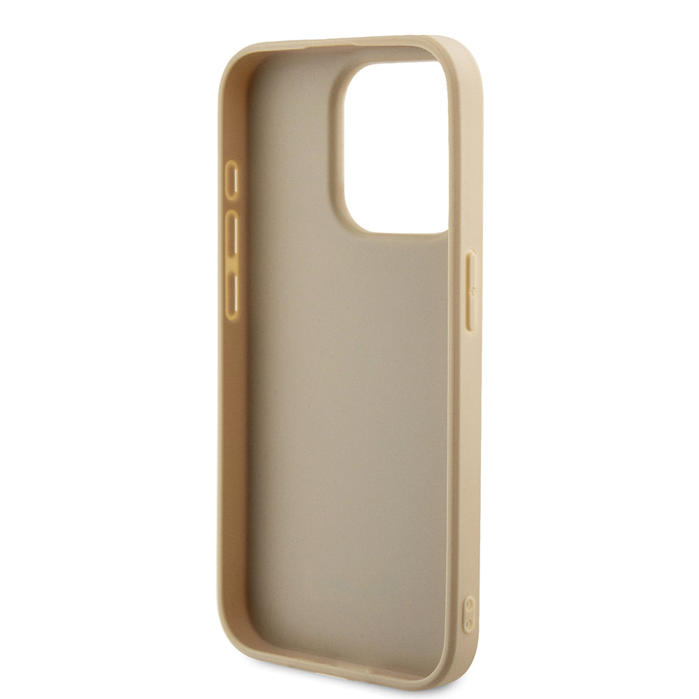 Deksel for Apple iPhone 15 Pro Max, Guess, Saffiano Iridescent Script, Gull