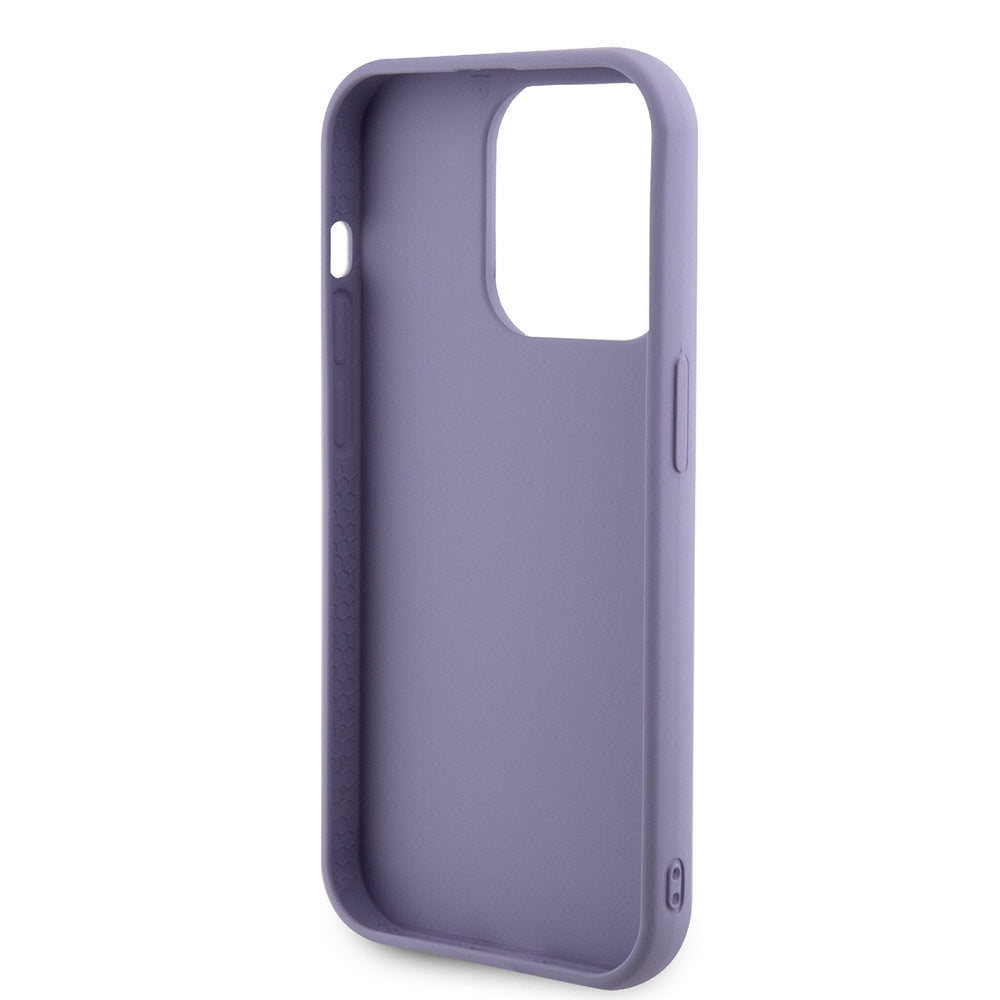Deksel for Apple iPhone 15 Pro Max, Guess, Sequin Script Metal, Lilla