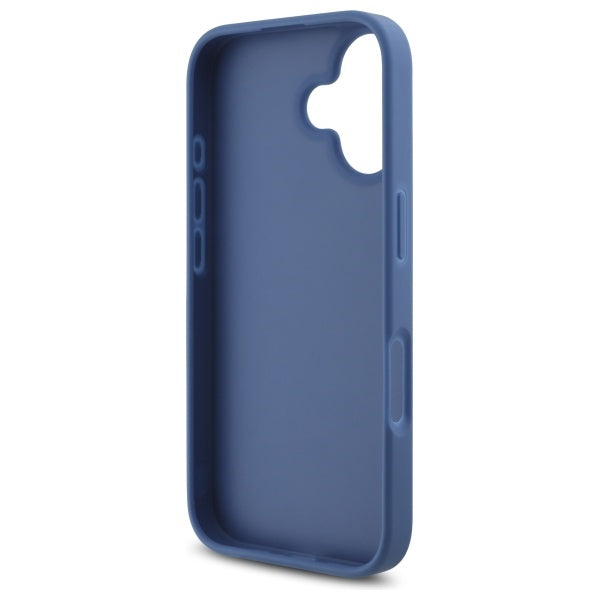 Deksel for Apple iPhone 16, Guess, 4G Big Logo, Blå