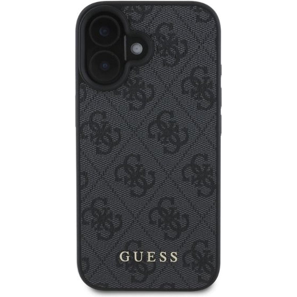 Deksel for Apple iPhone 16, Guess, 4G Classic, Svart