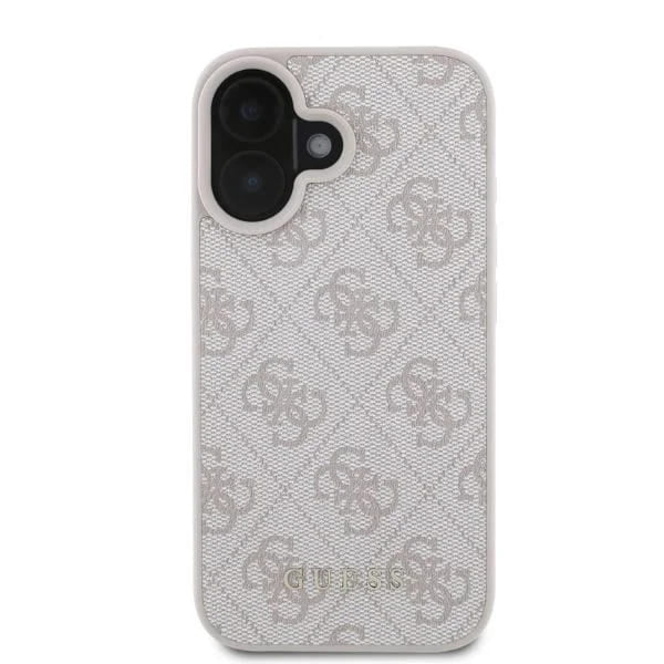 Deksel for Apple iPhone 16, Guess, 4G Classic, Rosa
