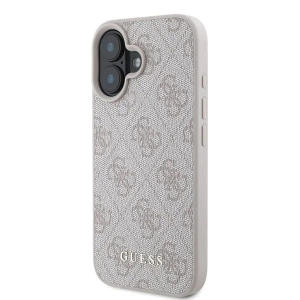 Deksel for Apple iPhone 16, Guess, 4G Classic, Rosa
