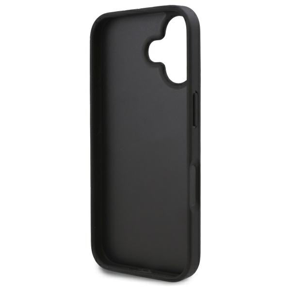 Deksel for Apple iPhone 16, Karl Lagerfeld, Cardslots Monogram, Svart