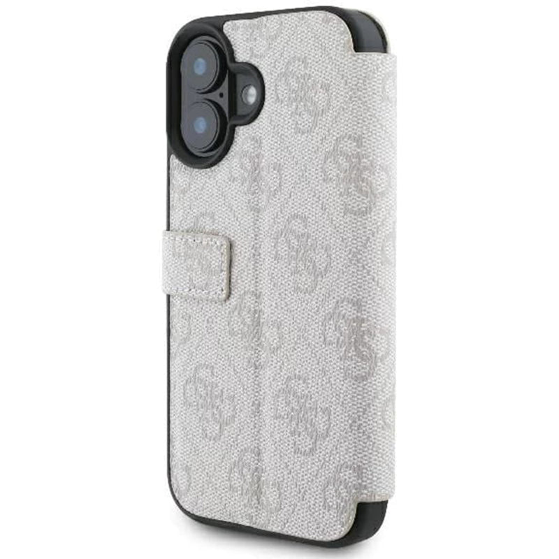 Deksel for Apple iPhone 16 Plus, Guess, 4G Book, Rosa