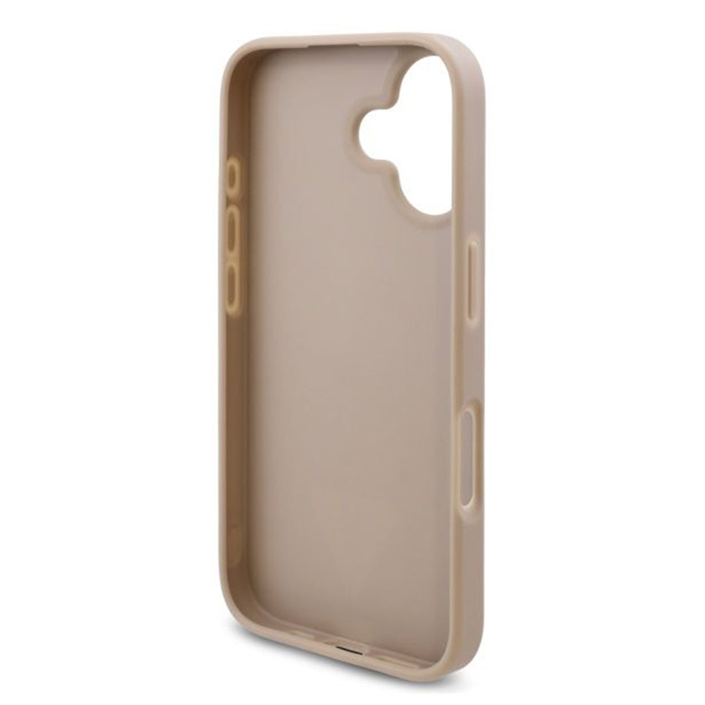Deksel for Apple iPhone 16 Plus, Guess, 4G Triangle Logo, Hvit