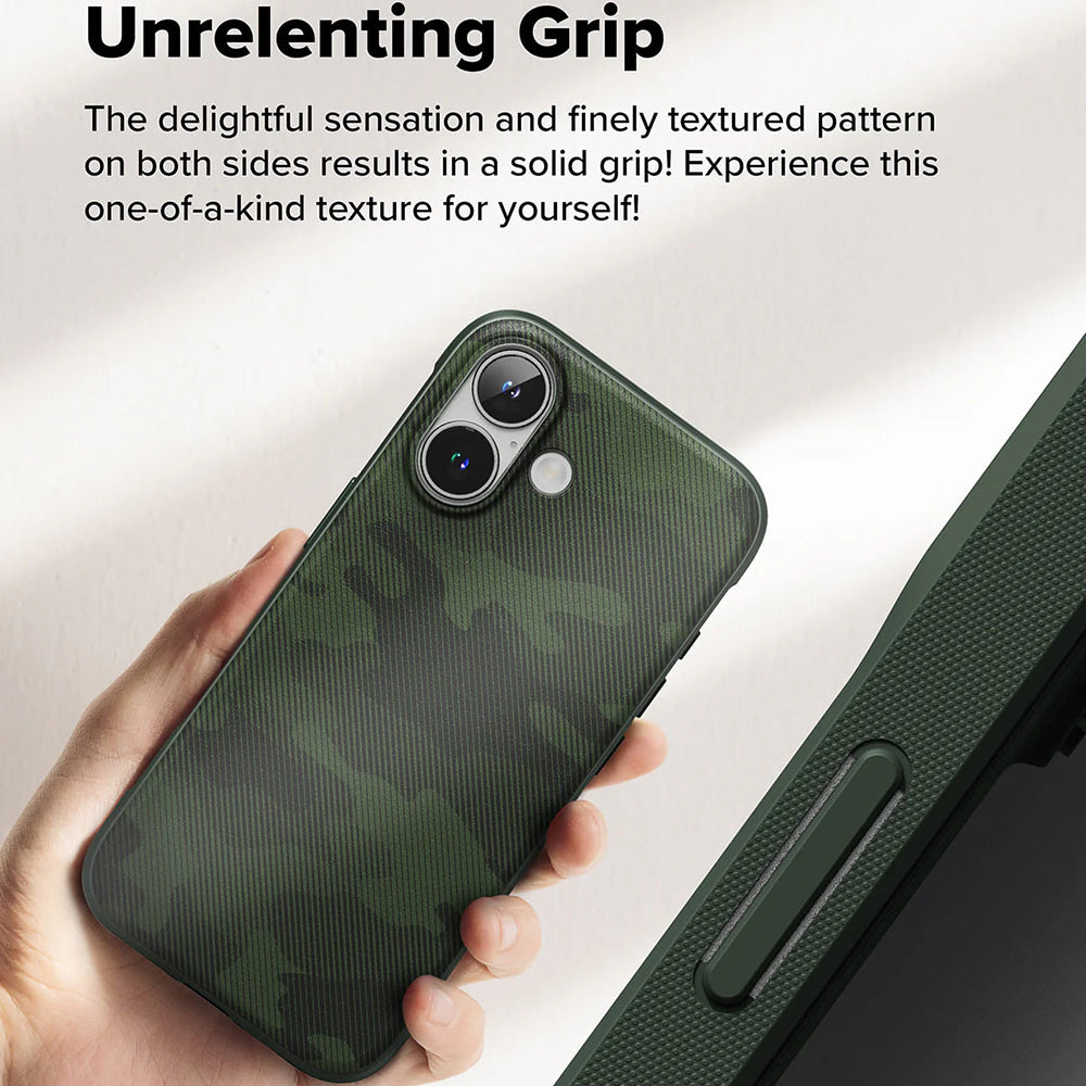 Deksel for Apple iPhone 16 Plus, Ringke, Onyx Design, Grønn