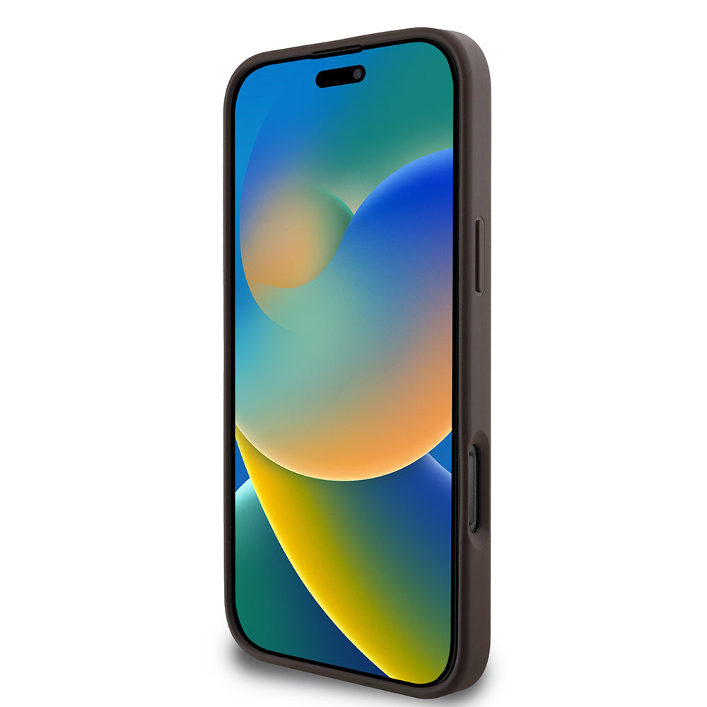 Deksel for Apple iPhone 16 Pro, Guess, 4G Classic, Brun