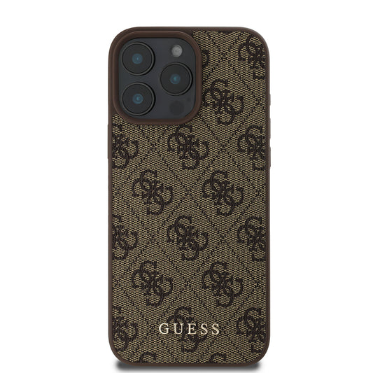 Deksel for Apple iPhone 16 Pro, Guess, 4G Classic, Svart