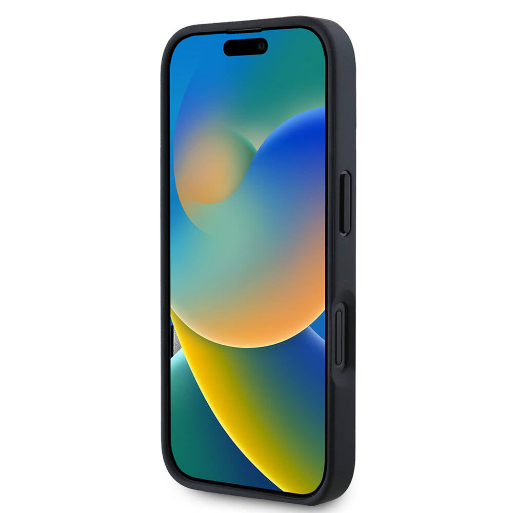 Deksel for Apple iPhone 16 Pro, Guess, 4G Triangle Logo, Hvit