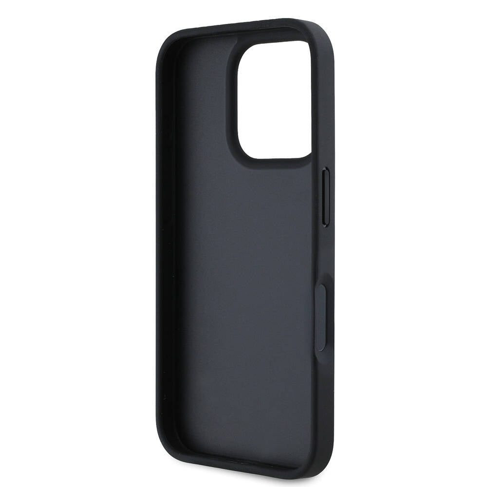 Deksel for Apple iPhone 16 Pro, Guess, 4G Triangle Logo, Hvit