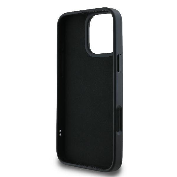 Deksel for Apple iPhone 16 Pro, Karl Lagerfeld, 3D Rubber Signature, Svart
